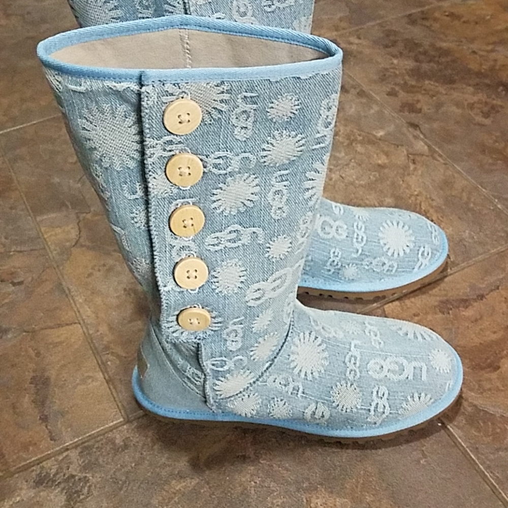 UGG DENIM BOOTS WOMENS 6
